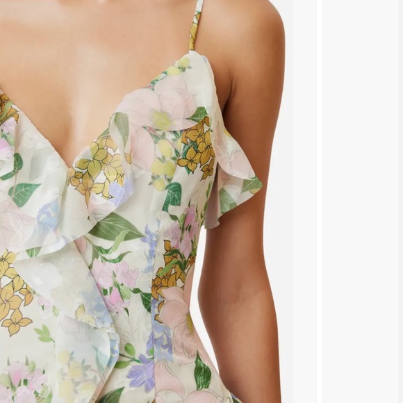 NWT Elliatt Long Ruffle Maxi Dress. - Picture 7 of 11